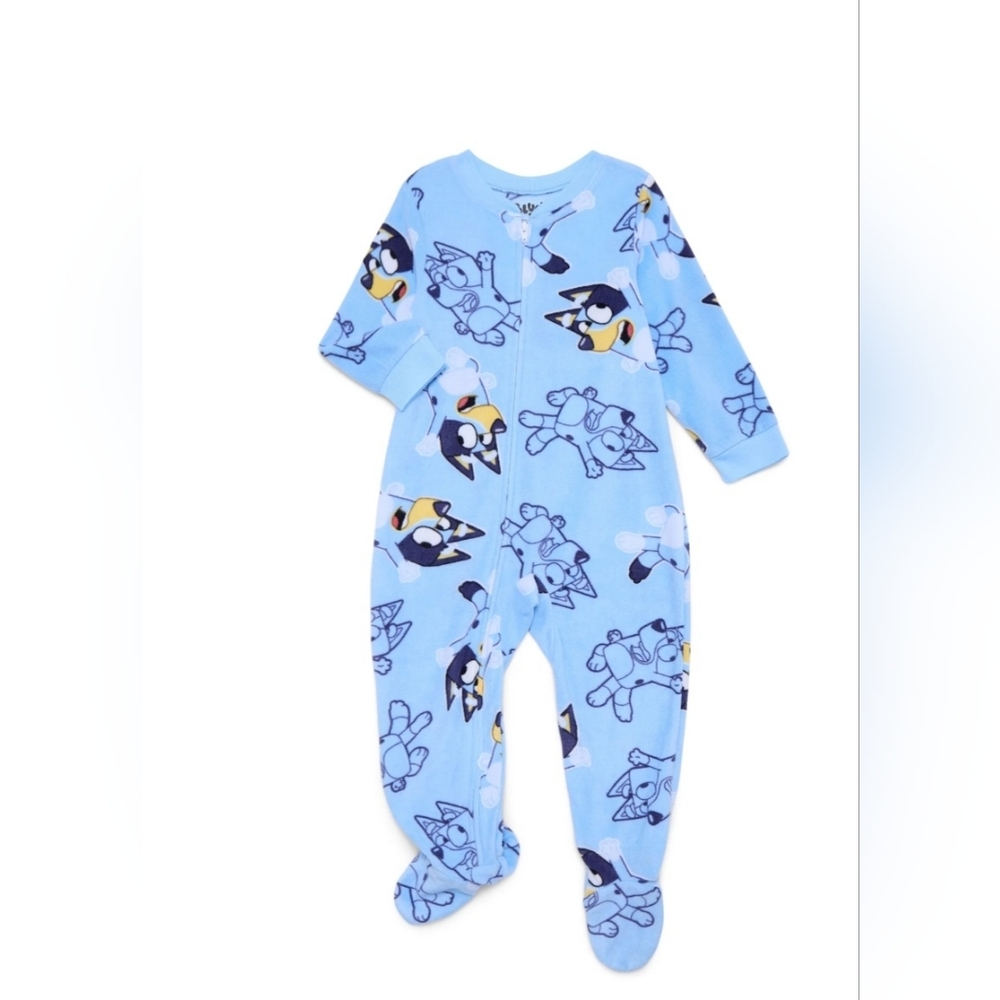 Bluey Toddler's Footed Pajamas